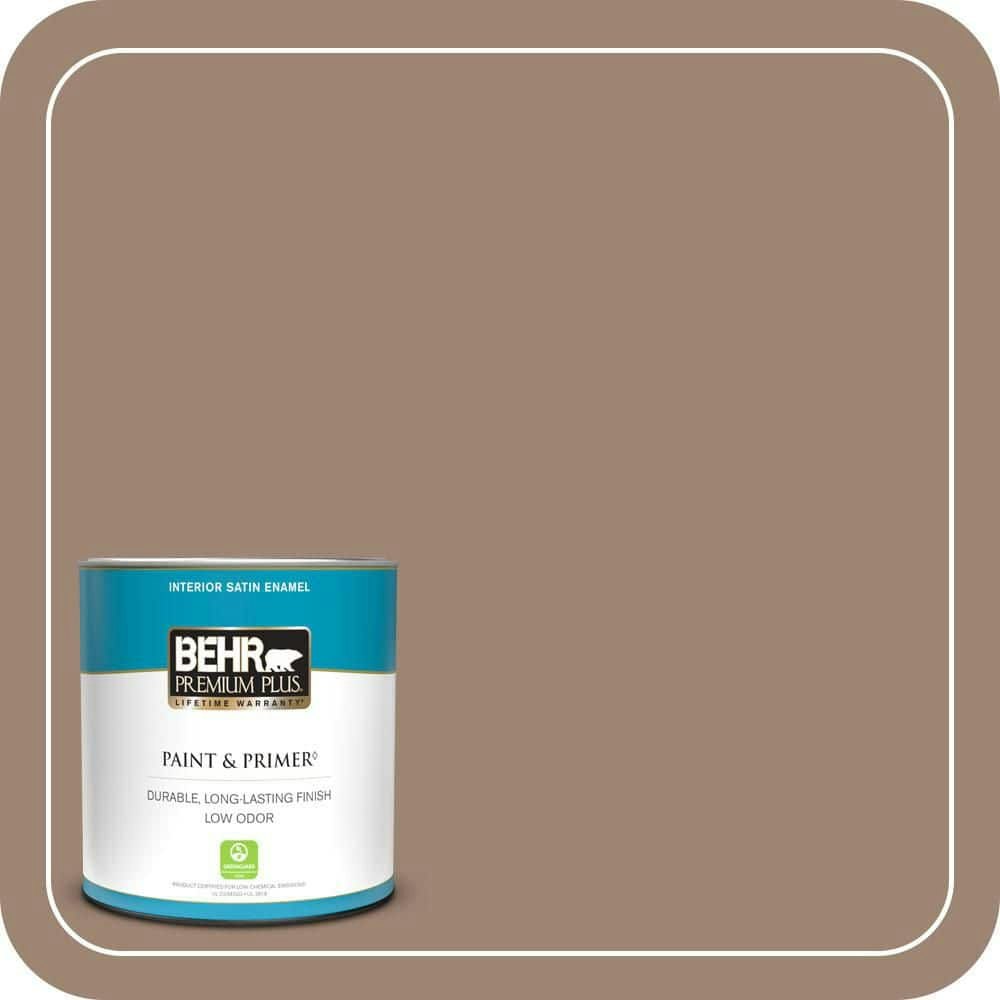 Blanket Brown Satin Enamel Interior Paint & Primer 1-Quart: $19.48 Blanket Brown Satin Enamel Interior Paint & Primer 1-Quart: $19.48