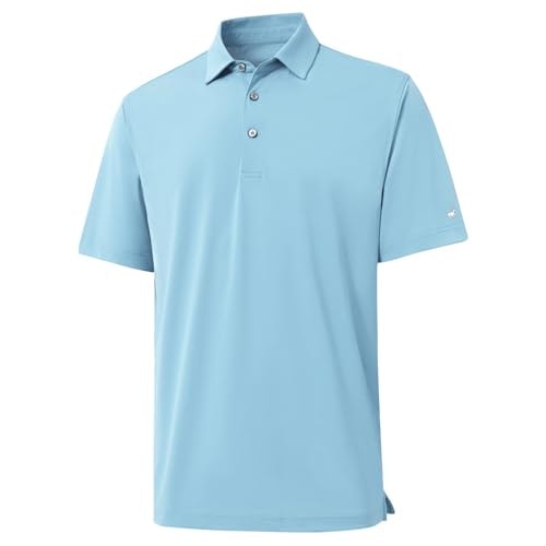 Rouen Men's Dry Fit Short Sleeve Golf Shirt: $14.20