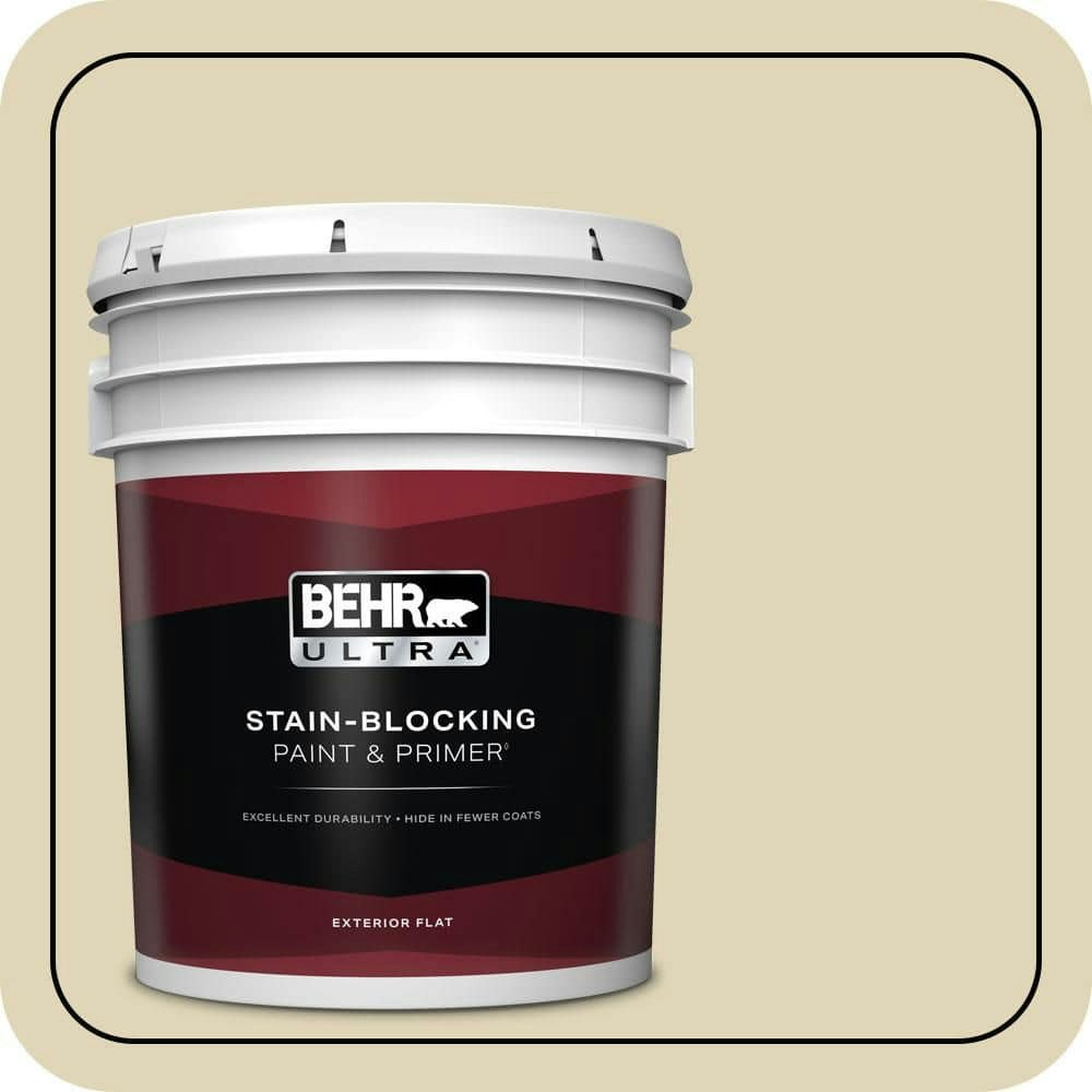 Behr Wild Honey Flat Exterior Paint and Primer 5-Gallon: $273 Behr Wild Honey Flat Exterior Paint and Primer 5-Gallon: $273