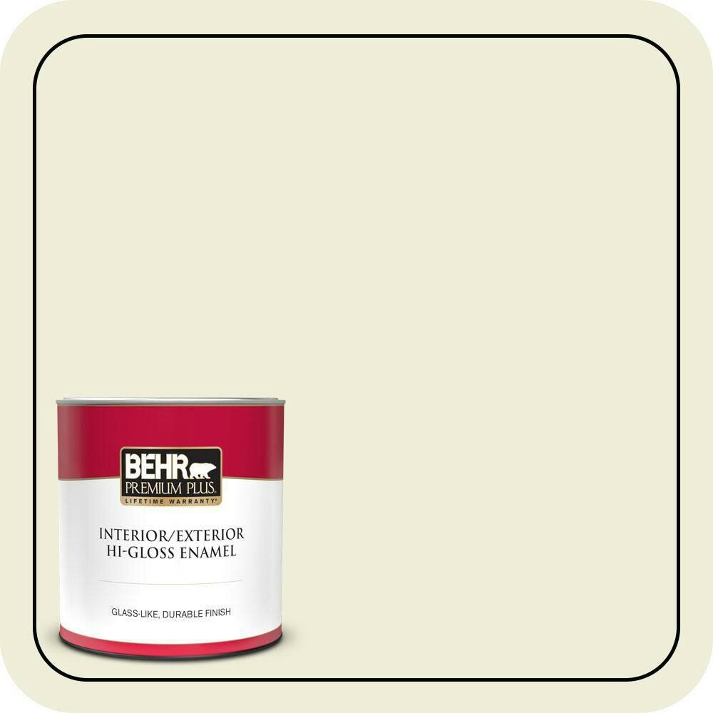 Behr Lychee Hi-Gloss Interior/Exterior Enamel Paint & Primer 1-Quart: $21.48 Behr Lychee Hi-Gloss Interior/Exterior Enamel Paint & Primer 1-Quart: $21.48