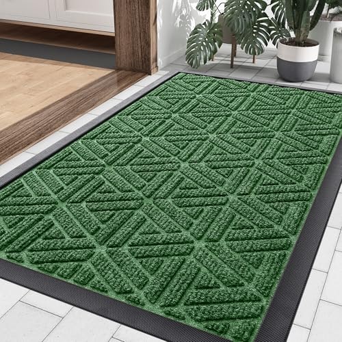 Smiry 29.5" x 17" Rubber Front Door Mat: $14.44 Smiry 29.5" x 17" Rubber Front Door Mat: $14.44