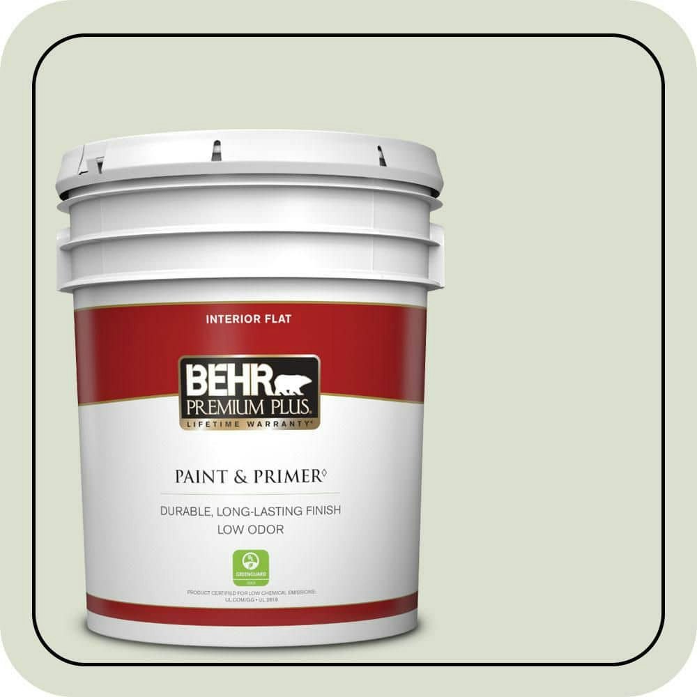 Sage Tint 5-Gallon Flat Interior Paint and Primer: $154