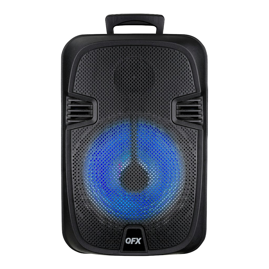 QFX 12-Inch Bluetooth Rechargeable Portable Speaker: $99.99 QFX 12-Inch Bluetooth Rechargeable Portable Speaker: $99.99