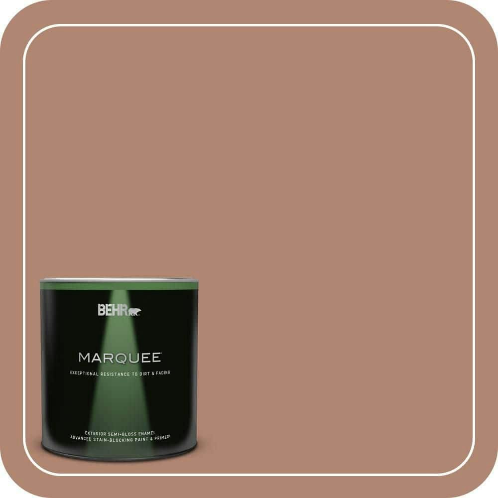 Light Mocha Semi-Gloss Exterior Enamel Paint and Primer 1-Quart: $35.98 Light Mocha Semi-Gloss Exterior Enamel Paint and Primer 1-Quart: $35.98