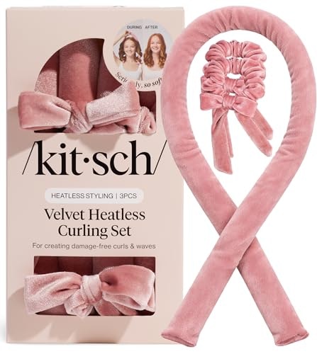 Kitsch Velvet Heatless Curls Overnight Set: $15.97 Kitsch Velvet Heatless Curls Overnight Set: $15.97