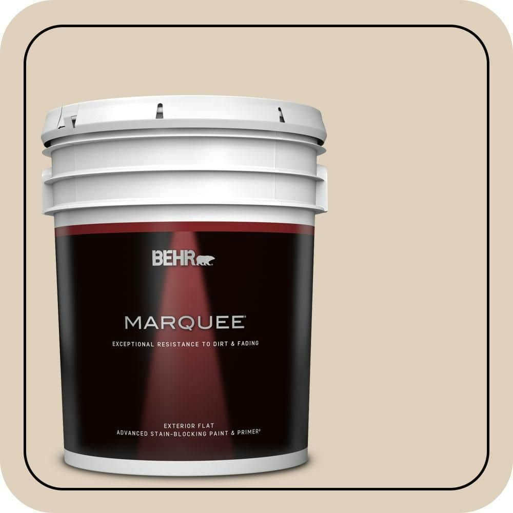 Behr Adobe Sand Flat Exterior Paint and Primer 5-Gallon: $315