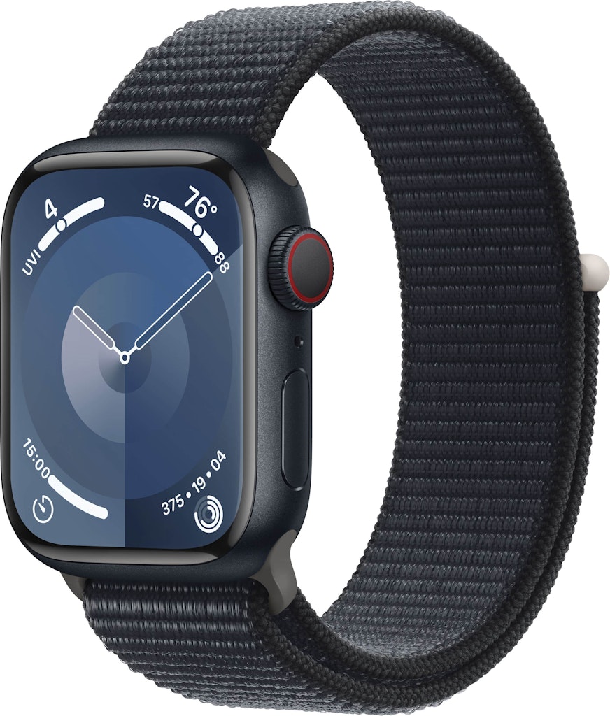 Apple Watch Series 9 GPS + Cellular 41mm Aluminum Case: $229.99