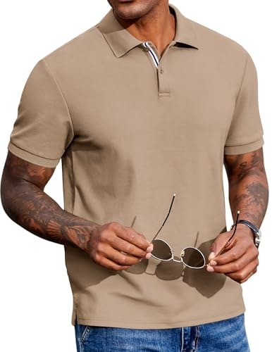 Coofandy Men's Short Sleeve Polo Shirt: $19.54 Coofandy Men's Short Sleeve Polo Shirt: $19.54