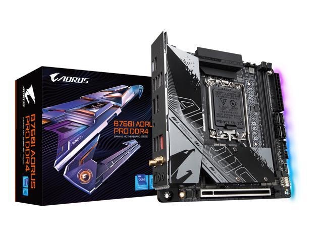 Gigabyte B760I Aorus Pro DDR4 Mini-ITX Motherboard: $260.40 Gigabyte B760I Aorus Pro DDR4 Mini-ITX Motherboard: $260.40