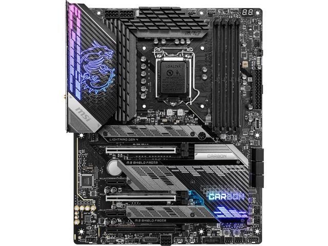 MSI MPG Z590 Gaming Carbon WiFi LGA 1200 ATX Motherboard: $239 MSI MPG Z590 Gaming Carbon WiFi LGA 1200 ATX Motherboard: $239