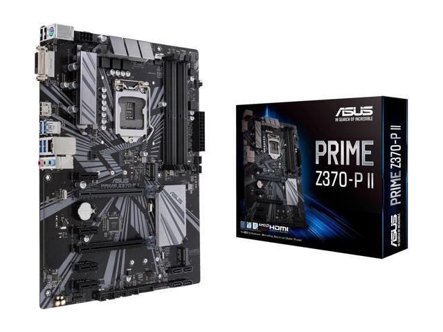 Asus Prime Z370-P II LGA 1151 Intel Motherboard: $61 Asus Prime Z370-P II LGA 1151 Intel Motherboard: $61