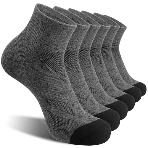 Lapulas Men's Cushioned Athletic Ankle Socks 6-Pack: $14.22 Lapulas Men's Cushioned Athletic Ankle Socks 6-Pack: $14.22
