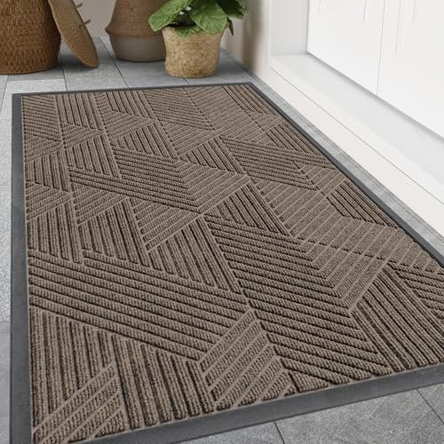 Smiry 47" x 32" Low-Profile Rubber Front Door Mat: $45.51 Smiry 47" x 32" Low-Profile Rubber Front Door Mat: $45.51
