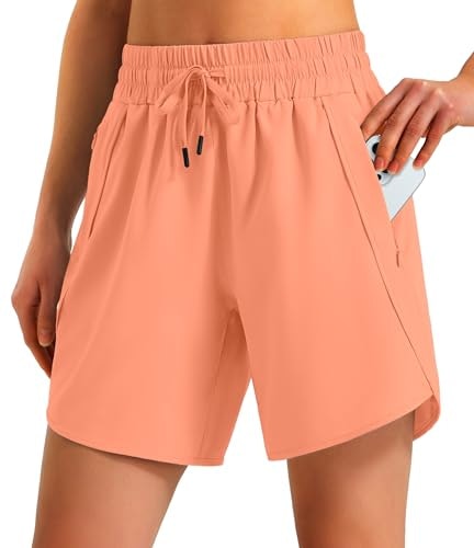 Ksmien Women's Quick-Dry Athletic Running Shorts: $19.95 Ksmien Women's Quick-Dry Athletic Running Shorts: $19.95