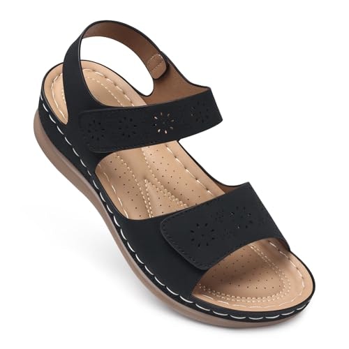 Shibever Women's Flat Sandals: $23.99 Shibever Women's Flat Sandals: $23.99
