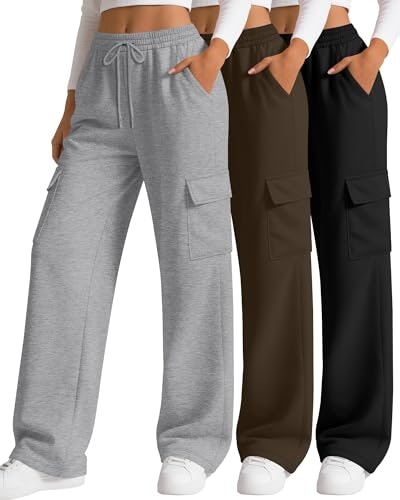 Neer Women's Cargo Sweatpants 3-Pack: $46.74
