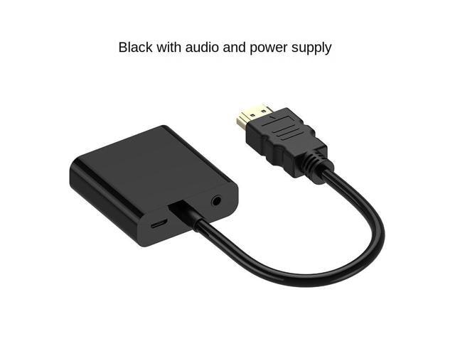 HDMI to VGA Adapter with Audio and Power Supply: $19.73 HDMI to VGA Adapter with Audio and Power Supply: $19.73