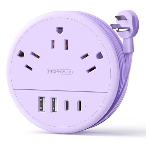 Ntonpower 3-Outlet 4-USB Travel Power Strip: $14.44 Ntonpower 3-Outlet 4-USB Travel Power Strip: $14.44