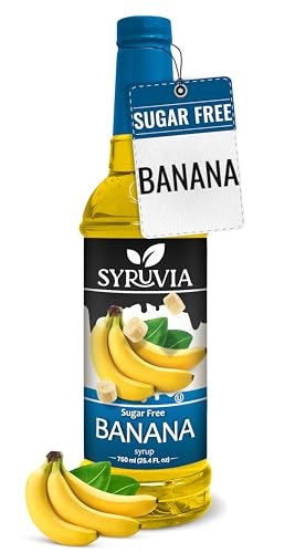 Syruvia Sugar Free Banana Syrup 25.4-oz.: $8.49