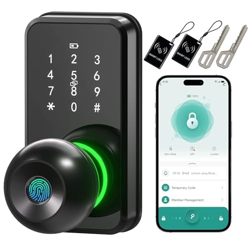Fingerprint Keyless Entry Smart Door Lock: $52.99