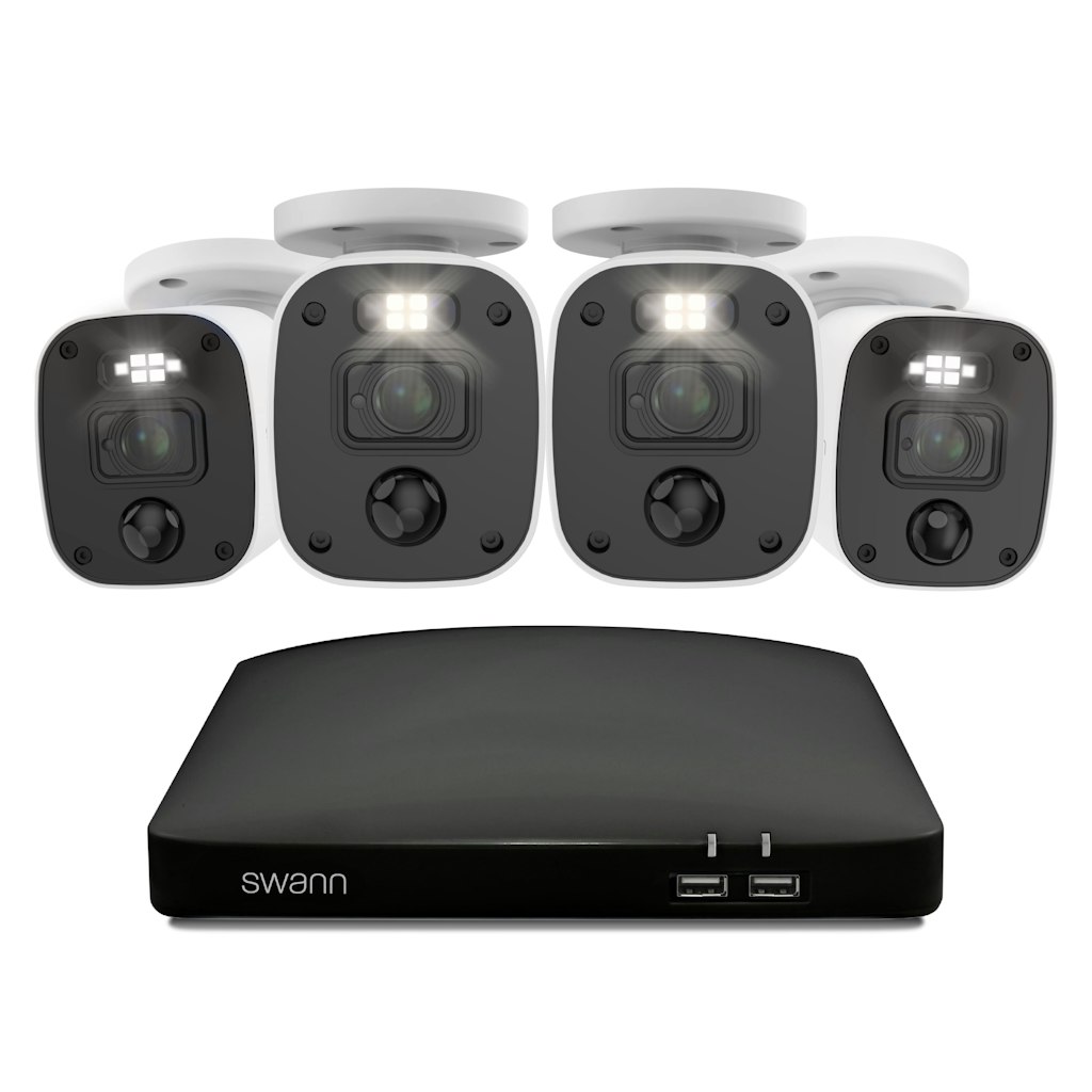 SwannForce 4K 4-Camera 1TB DVR Security System: $624.99