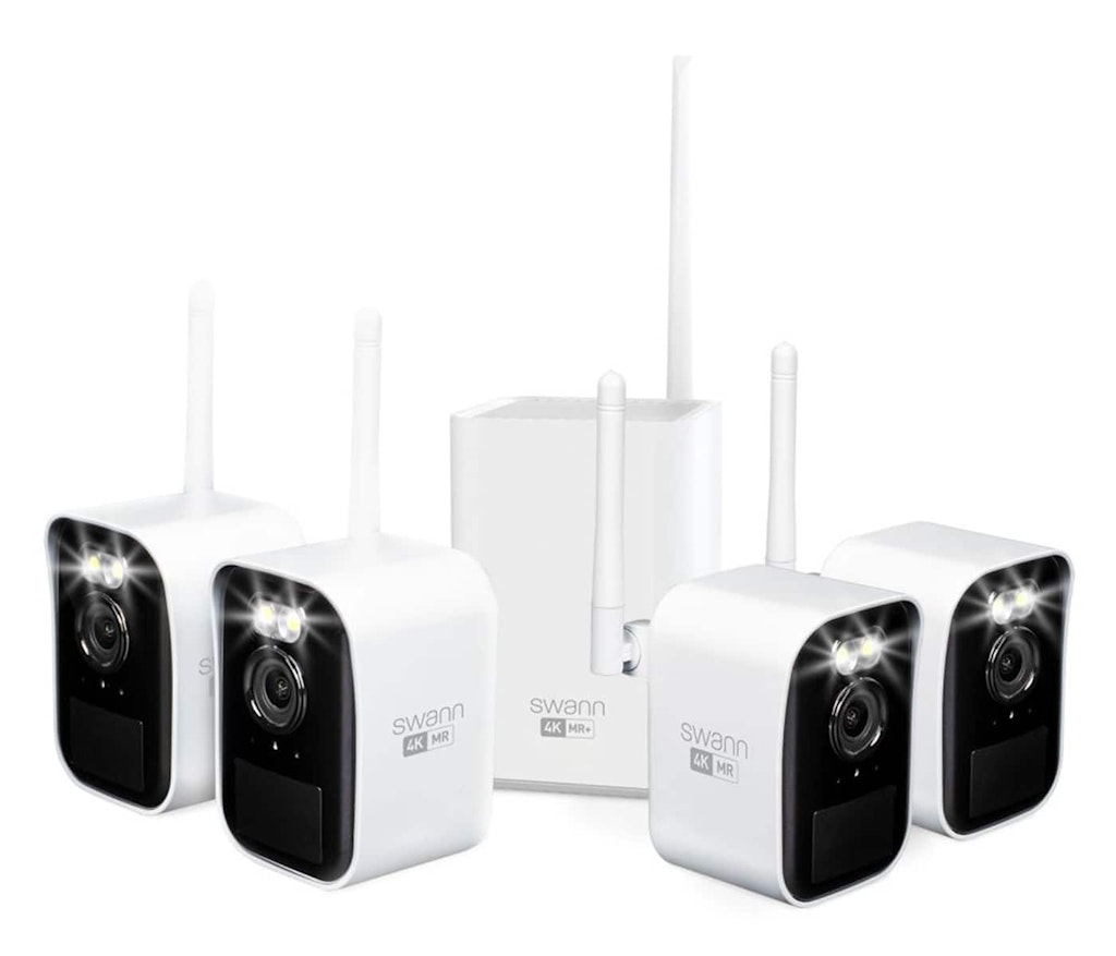 Swann MaxRanger 4K Mini Security System 4-Camera Kit: $589.99