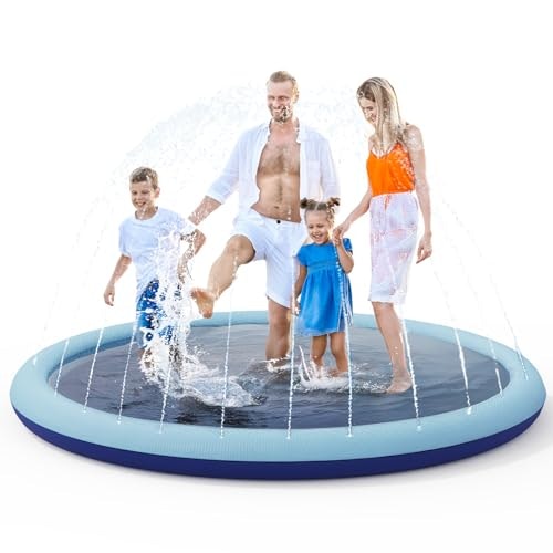 Commouds 107-Inch Splash Pad: $36.54
