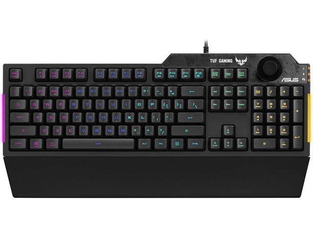 Asus TUF K1 Programmable RGB Membrane Gaming Keyboard: $56.49