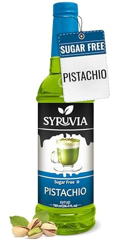 Syruvia Sugar Free Pistachio Syrup 25.4-oz.: $8.49 Syruvia Sugar Free Pistachio Syrup 25.4-oz.: $8.49