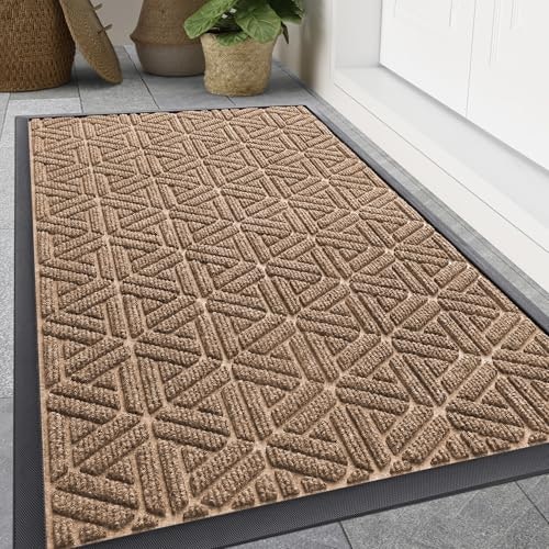 Smiry 47" x 32" Low-Profile Rubber Front Door Mat: $56.09 Smiry 47" x 32" Low-Profile Rubber Front Door Mat: $56.09