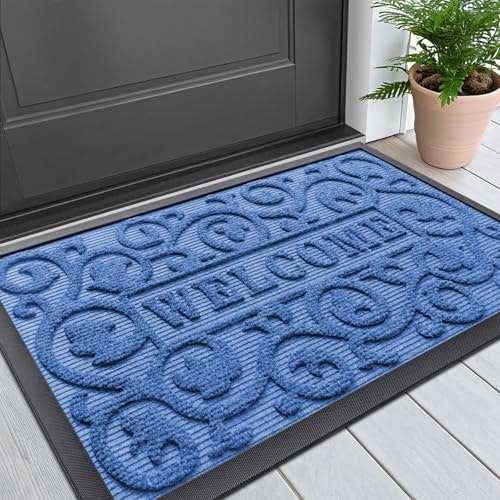 Smiry 29.5" x 17" Rubber Front Door Mat: $18.69 Smiry 29.5" x 17" Rubber Front Door Mat: $18.69