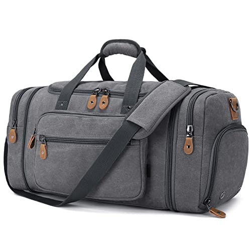 Gonex 60L Expandable Canvas Travel Duffle Bag: $47.99 Gonex 60L Expandable Canvas Travel Duffle Bag: $47.99