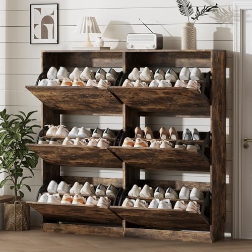 Xixini 6-Drawer Wood Shoe Storage Cabinet: $144.49 Xixini 6-Drawer Wood Shoe Storage Cabinet: $144.49