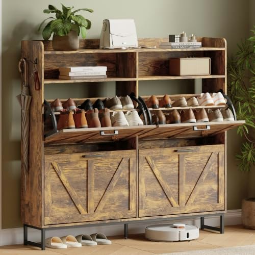 Xixini 4-Drawer Shoe Storage Cabinet: $144.49 Xixini 4-Drawer Shoe Storage Cabinet: $144.49