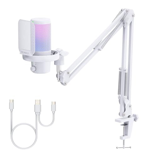 Feelworld VM1 USB Gaming Condenser Microphone with Boom Arm Stand: $49.29 Feelworld VM1 USB Gaming Condenser Microphone with Boom Arm Stand: $49.29