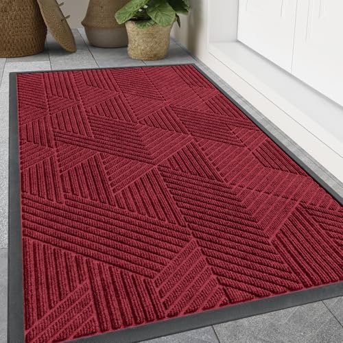 Smiry 47" x 23" Low-Profile Rubber Door Mat: $42.49