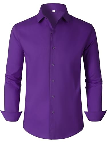 Bbibbi Men's Wrinkle-Free Long Sleeve Dress Shirt: $23.99