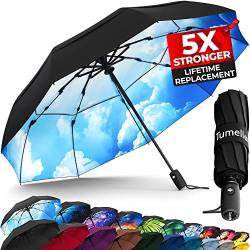 Tumella Windproof Travel Umbrella: $24.99 Tumella Windproof Travel Umbrella: $24.99