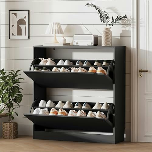 Xixini 2-Drawer Flip Shoe Storage Cabinet: $76.49 Xixini 2-Drawer Flip Shoe Storage Cabinet: $76.49