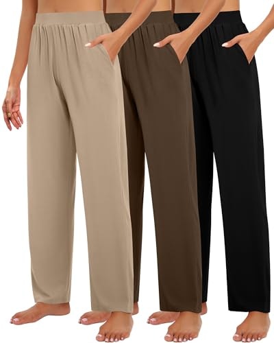 Huukeay Women's Lounge Sweatpants 3-Pack: $42.49 Huukeay Women's Lounge Sweatpants 3-Pack: $42.49