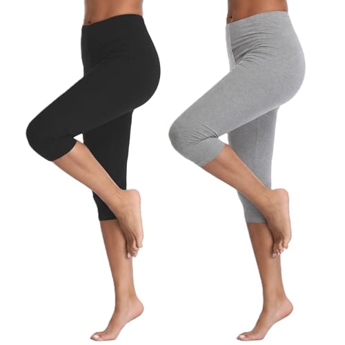 Kotii Women's Lightweight Soft Capri Leggings 3-Pack: $19.54 Kotii Women's Lightweight Soft Capri Leggings 3-Pack: $19.54