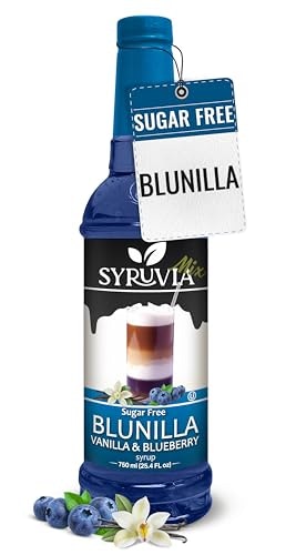 Syruvia Sugar Free Vanilla Blueberry Coffee Syrup 25.4-oz.: $8.49 Syruvia Sugar Free Vanilla Blueberry Coffee Syrup 25.4-oz.: $8.49