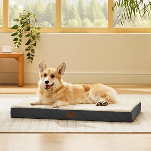 Bedsure 35" x 22" Washable Dog Crate Bed: $44.98 Bedsure 35" x 22" Washable Dog Crate Bed: $44.98