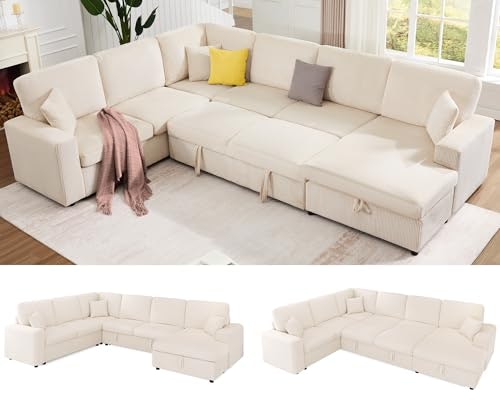 Jocisland 130-inch Corduroy Sleeper Sofa Bed: $799.98 Jocisland 130-inch Corduroy Sleeper Sofa Bed: $799.98