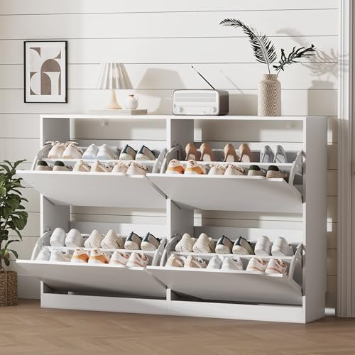 Xixini 4-Drawer Shoe Storage Cabinet: $110.49 Xixini 4-Drawer Shoe Storage Cabinet: $110.49