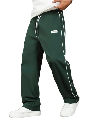 Zaful Men's Casual Stripe Drawstring Baggy Sweatpants: $24.47 Zaful Men's Casual Stripe Drawstring Baggy Sweatpants: $24.47