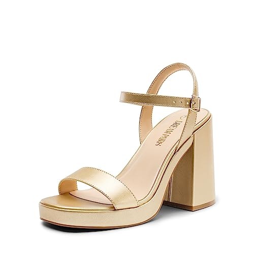 Dream Pairs Women's Block Heel Platform Sandals: $32.90 Dream Pairs Women's Block Heel Platform Sandals: $32.90