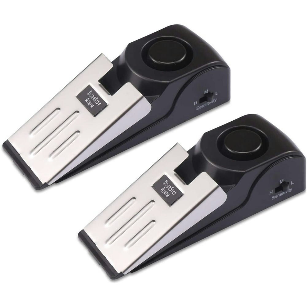 Safety Wedge Door Stop Alarm 2-Pack: $10 Safety Wedge Door Stop Alarm 2-Pack: $10