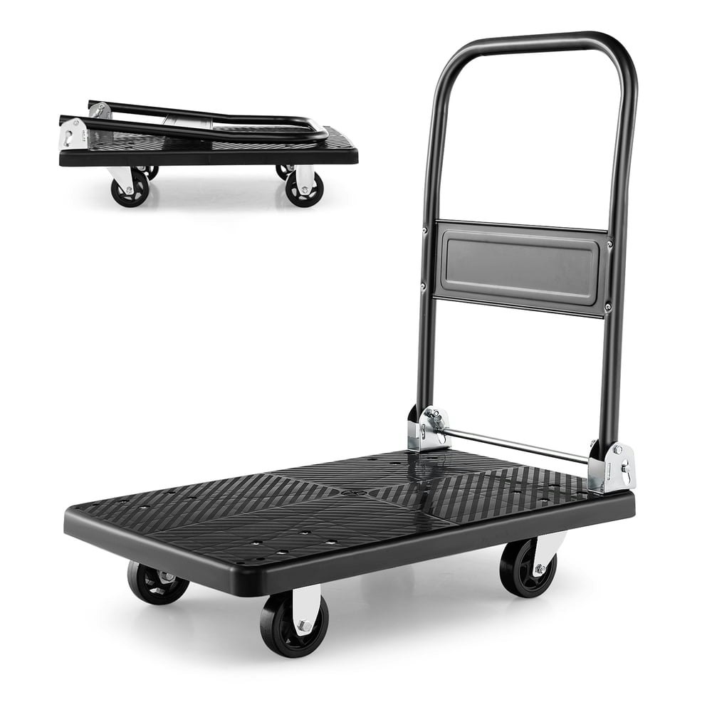Costway 440lb Platform Push Cart Dolly: $48.89