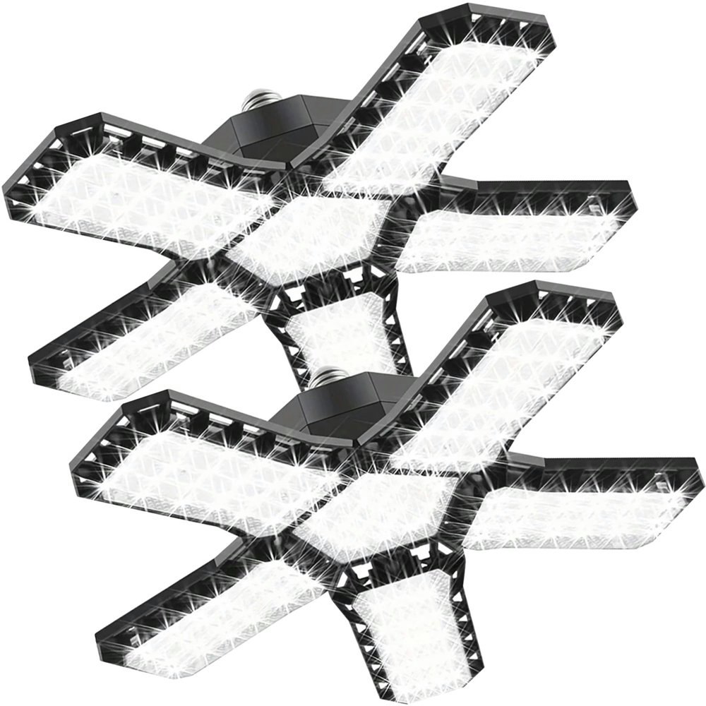 Deformable LED Garage Ceiling Light 2-Pack: $23.39